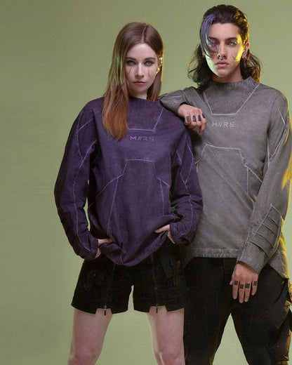 Dynamic Neon 3D Hoodie - techwear-core - Dynamic Neon 3D Hoodie for Futuristic Style