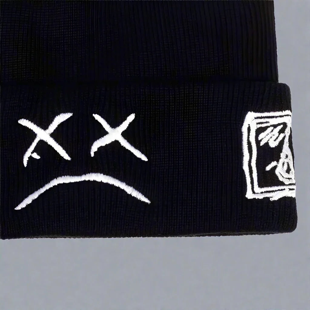 Dynamic Neon Beanie Delight -  neon hat - Trendy Warm Beanie for Winter Comfort