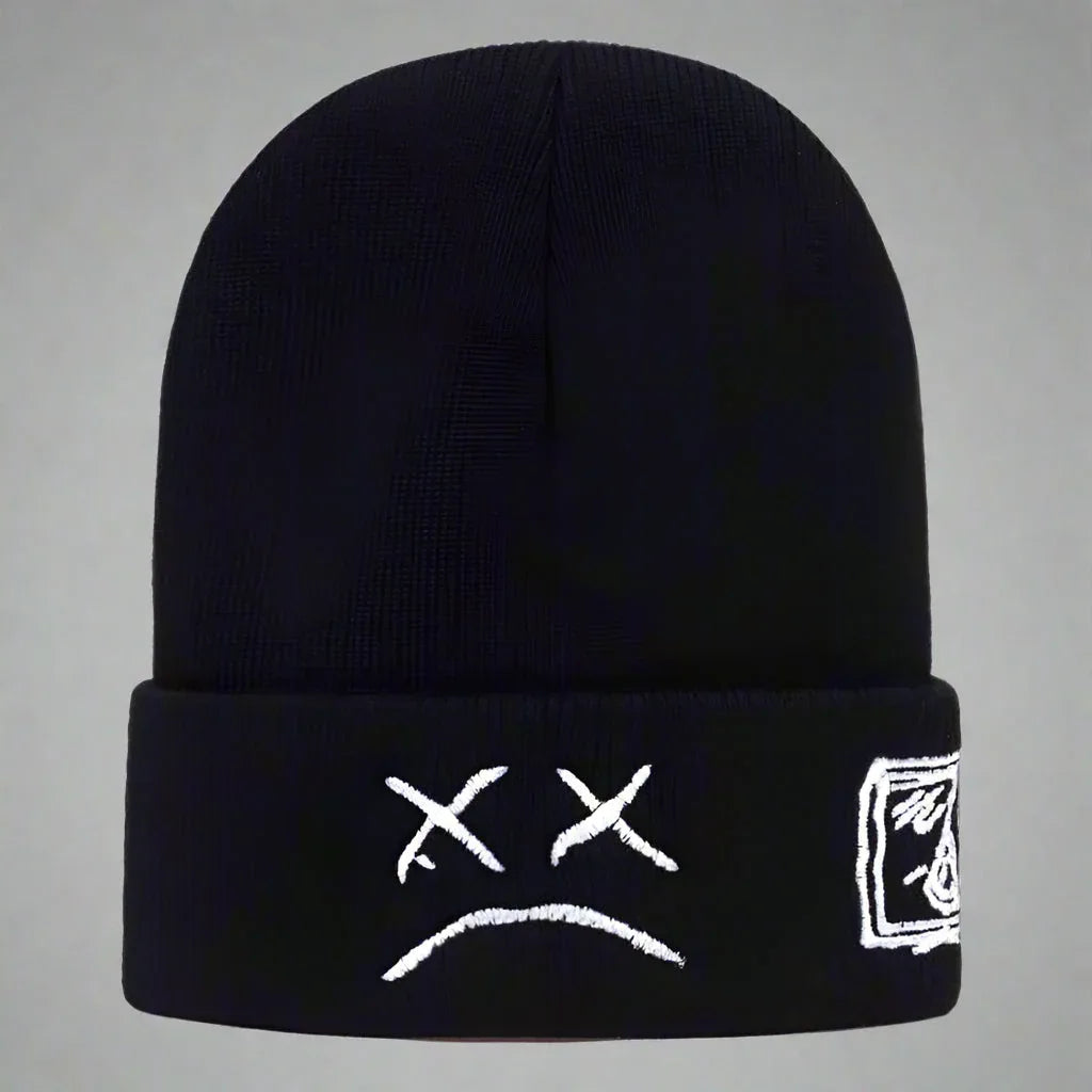 Dynamic Neon Beanie Delight - warm winter beanie - Trendy Warm Beanie for Winter Comfort