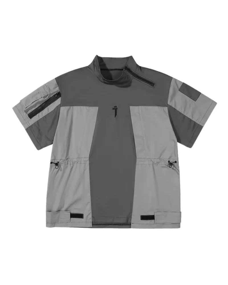 Dynamic Patchwork Performance Tee -  durable construction t-shirt - Dynamic Patchwork Performance Tee for Comfort