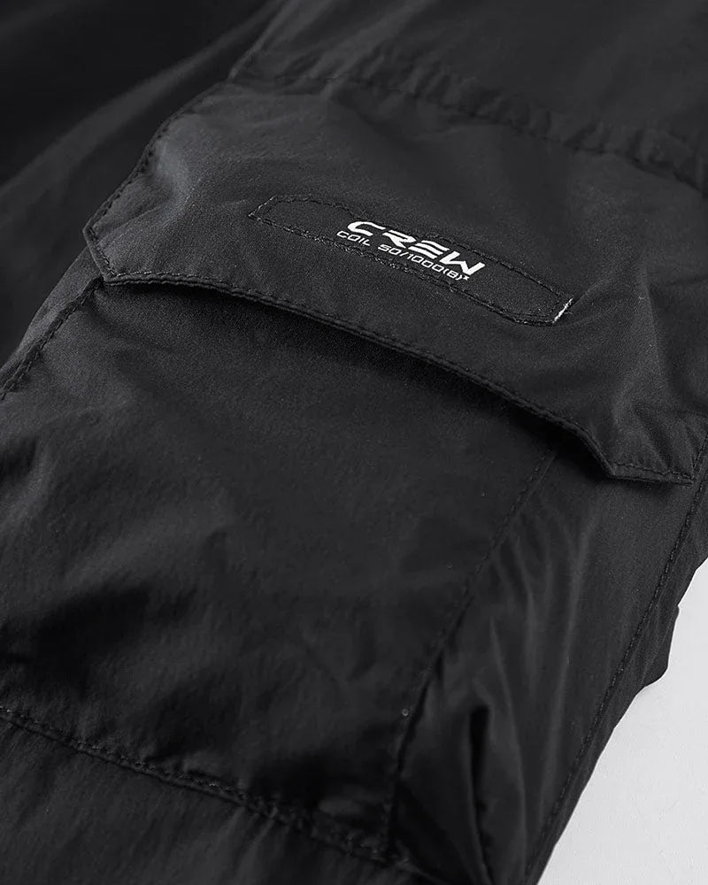 Dynamic Patchwork Tech Hoodie -  futuristic streetwear - Dynamic Patchwork Tech Hoodie for Everyday Style