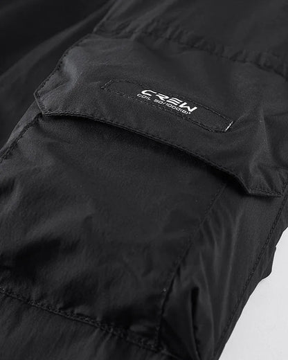 Dynamic Patchwork Tech Hoodie -  futuristic streetwear - Dynamic Patchwork Tech Hoodie for Everyday Style