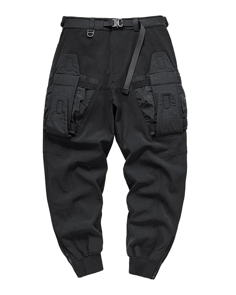 Dynamic Patchwork Tech Pants -  comfortable jogger pants - Dynamic Patchwork Tech Pants for Urban Style