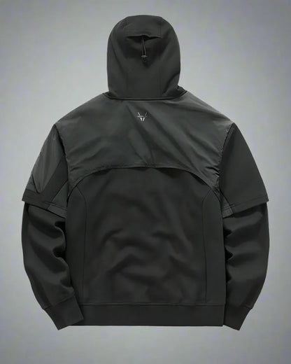Dynamic Two-Tone Tactical Hoodie -  comfortable - Two-Tone Tactical Hoodie for Everyday Comfort