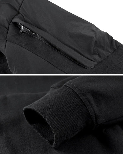 Dynamic Two-Tone Tactical Hoodie -  polyester cotton spandex blend - Two-Tone Tactical Hoodie for Everyday Comfort