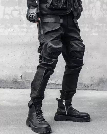 Dynamic Zip Cargo Pants -  black pants - Dynamic Zip Cargo Pants for Adventurers