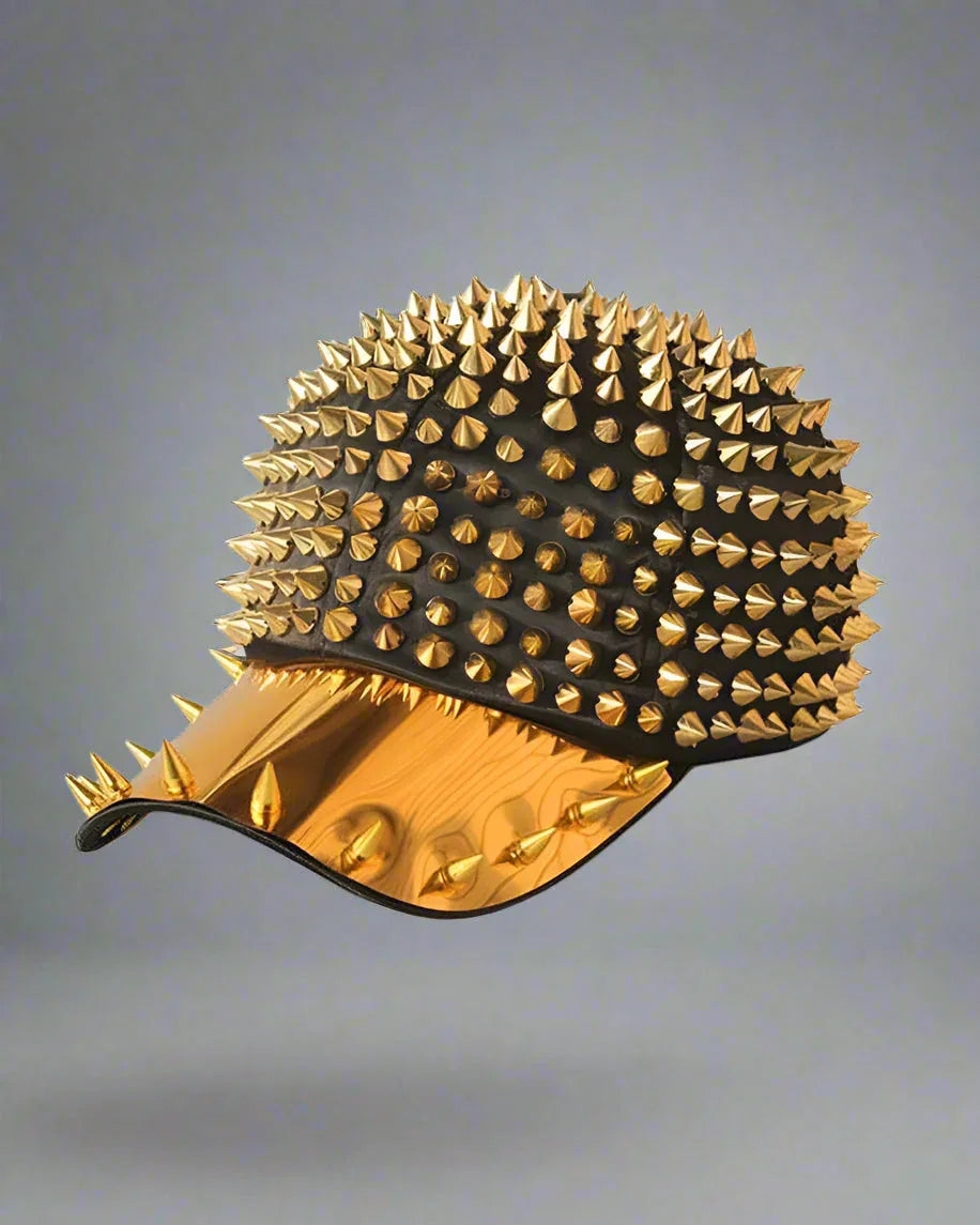 Edgy Rivet Adventure Cap -  adventure hat - Stylish Rivet Adventure Cap for Daily Use