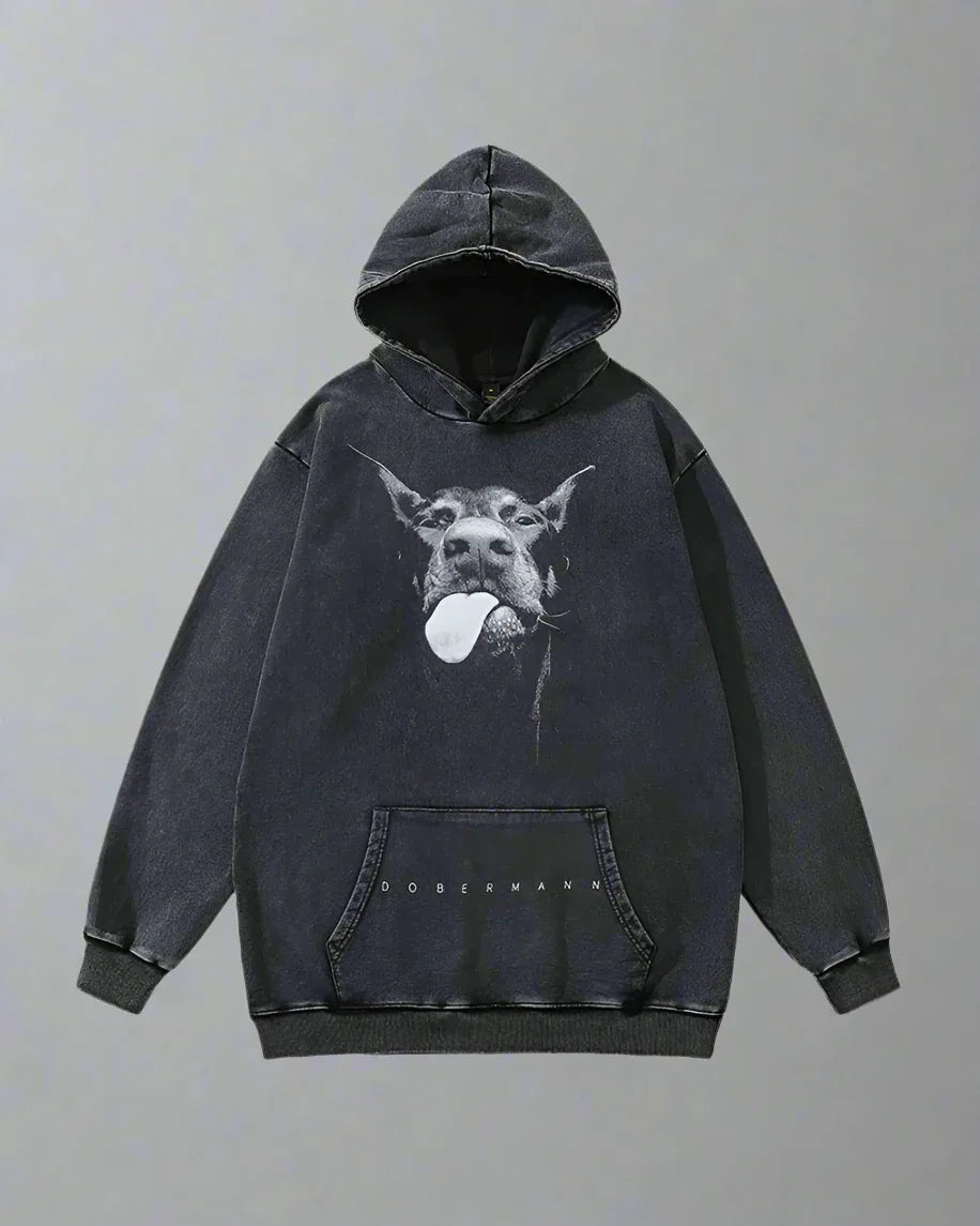 “Edgy Skull Graphic Hoodie” - skull hoodie - Trendy Skull Graphic Hoodie for Modern Style