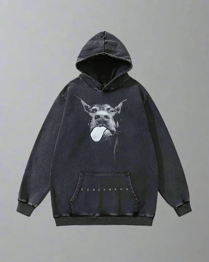 “Edgy Skull Graphic Hoodie” - skull hoodie - Trendy Skull Graphic Hoodie for Modern Style