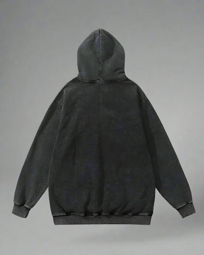 “Edgy Skull Graphic Hoodie” -  streetwear - Trendy Skull Graphic Hoodie for Modern Style