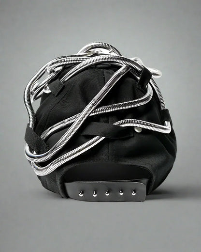Edgy Snake Chain Cap - customizable baseball cap - Edgy Snake Chain Cap for a Unique Look