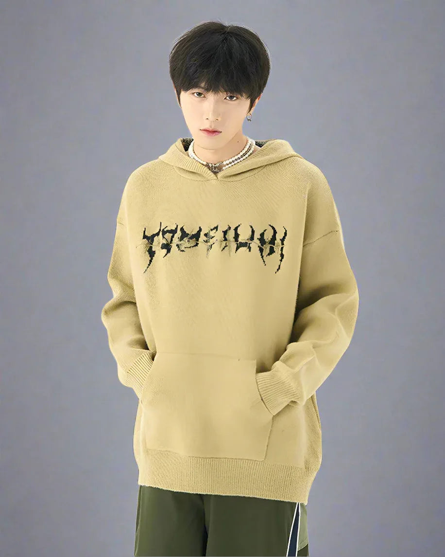 Edgy Urban Skull Hoodie -  comfortable hoodie - Edgy Urban Skull Hoodie for Everyday Style