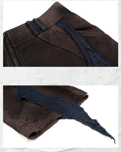 Edgy Urban Techwear Ensemble -  streetwear - Urban Techwear Set for Modern City Adventurers