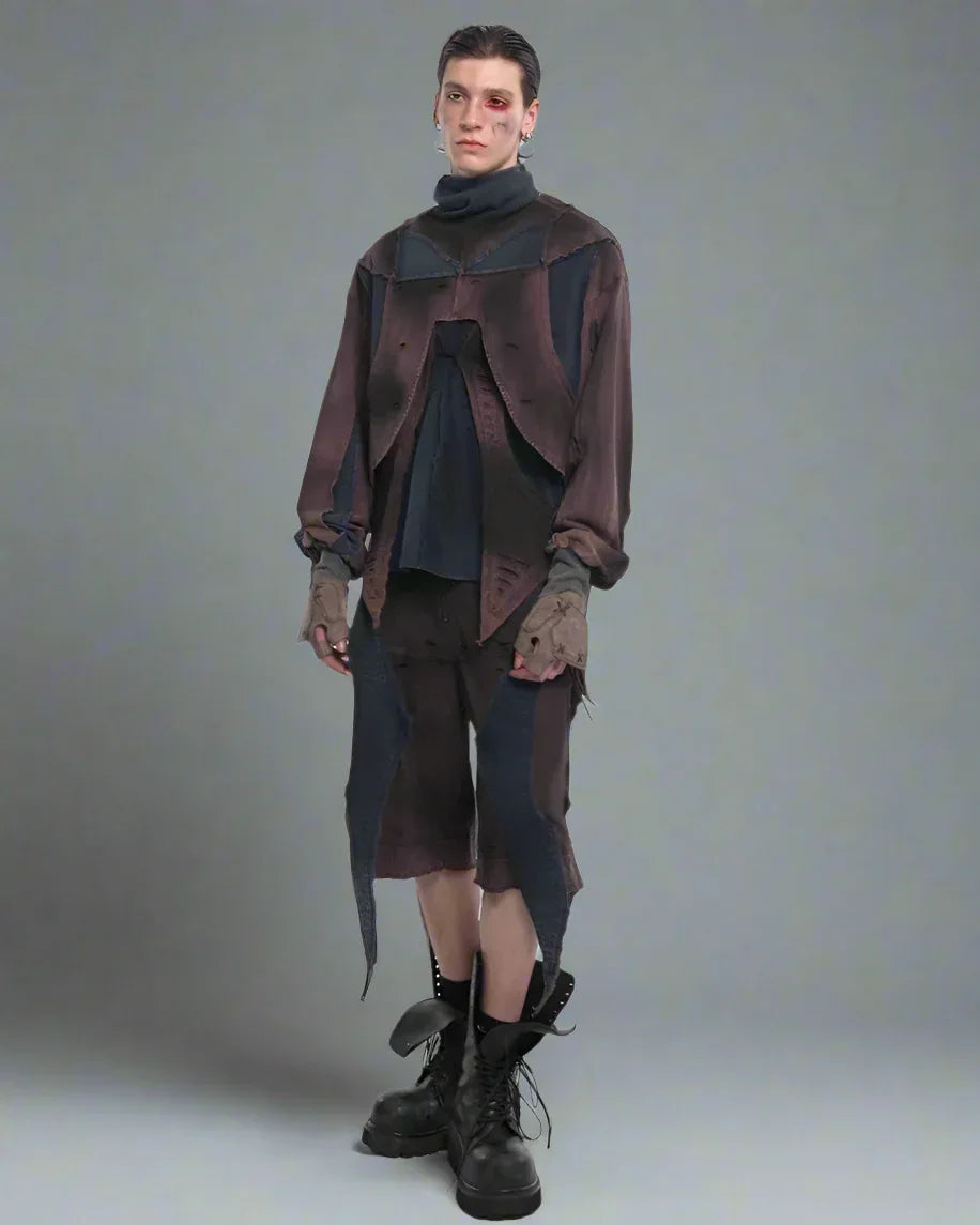 Edgy Urban Techwear Ensemble - techwear - Urban Techwear Set for Modern City Adventurers
