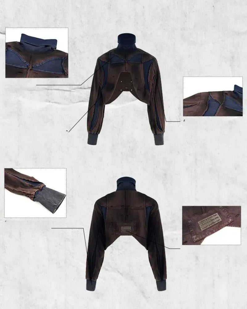 Edgy Urban Techwear Ensemble -  urban fashion - Urban Techwear Set for Modern City Adventurers