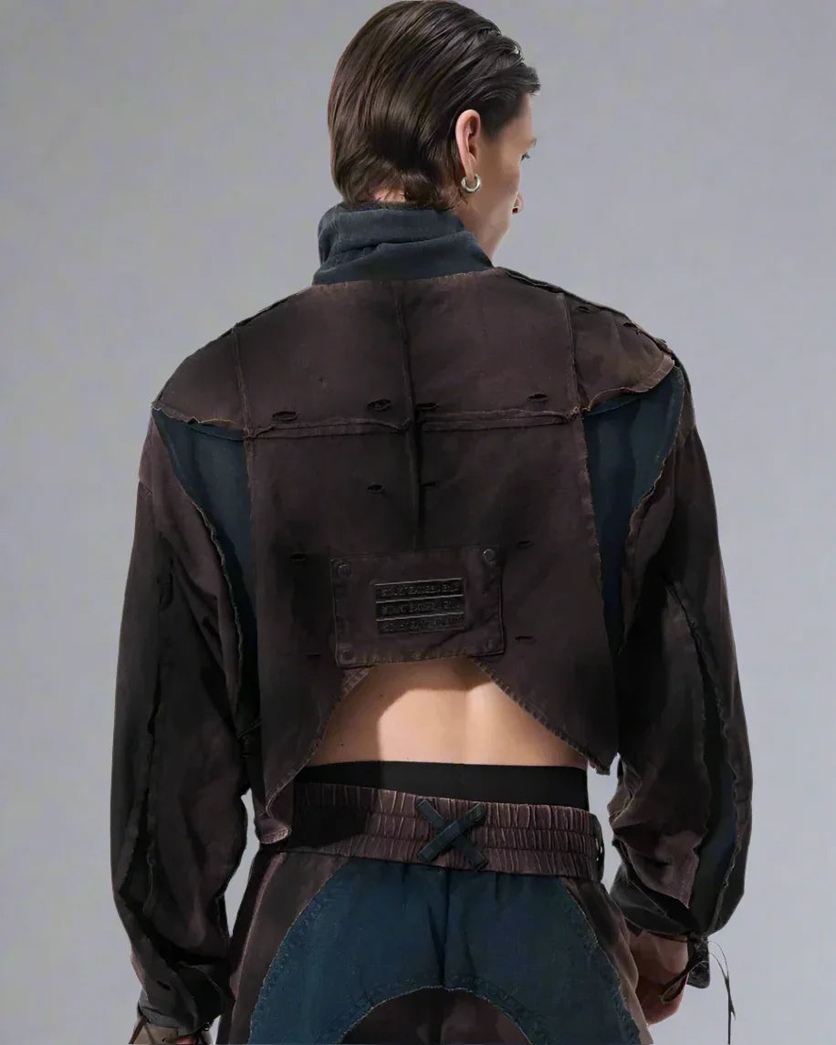 Edgy Urban Techwear Ensemble -  urban streetwear - Urban Techwear Set for Modern City Adventurers