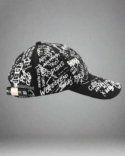 Edgy Urban Vibe Cap -  futuristic hat - Edgy Urban Vibe Cap for Modern Style