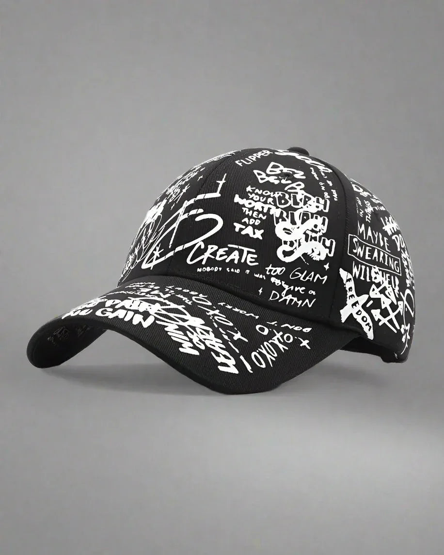 Edgy Urban Vibe Cap -  streetwear aesthetics - Edgy Urban Vibe Cap for Modern Style