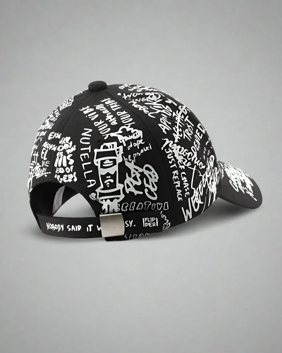 Edgy Urban Vibe Cap -  streetwear hat - Edgy Urban Vibe Cap for Modern Style