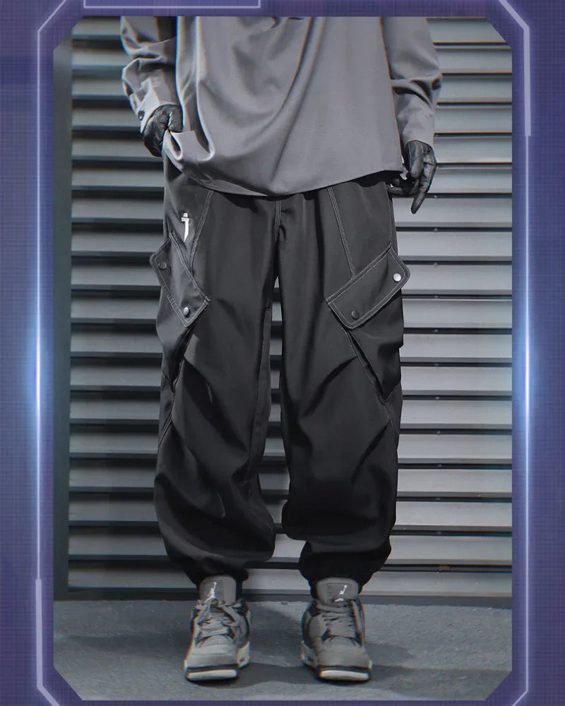 Edgy Utility Cargo Pants -  customizable pockets - Trendy Utility Cargo Pants for Everyday Comfort
