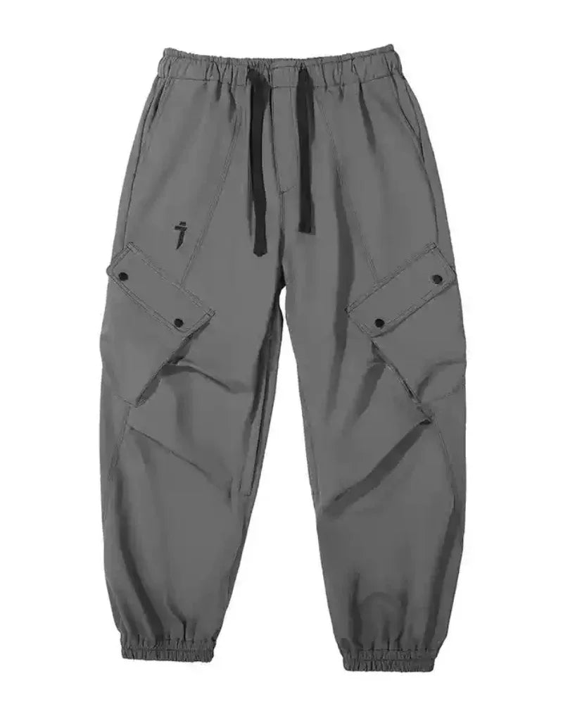Edgy Utility Cargo Pants -  functional pants - Trendy Utility Cargo Pants for Everyday Comfort