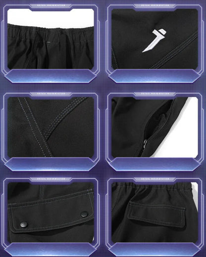 Edgy Utility Cargo Pants -  techwear cargo pants - Trendy Utility Cargo Pants for Everyday Comfort