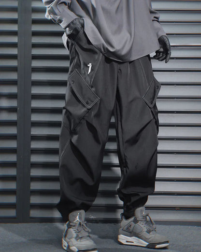 Edgy Utility Cargo Pants - techwear-core - Trendy Utility Cargo Pants for Everyday Comfort