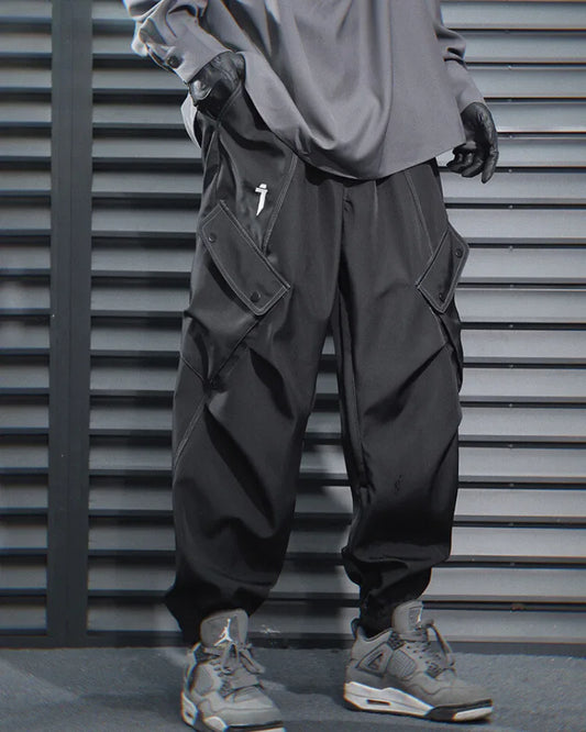 Edgy Utility Cargo Pants - techwear-core - Trendy Utility Cargo Pants for Everyday Comfort