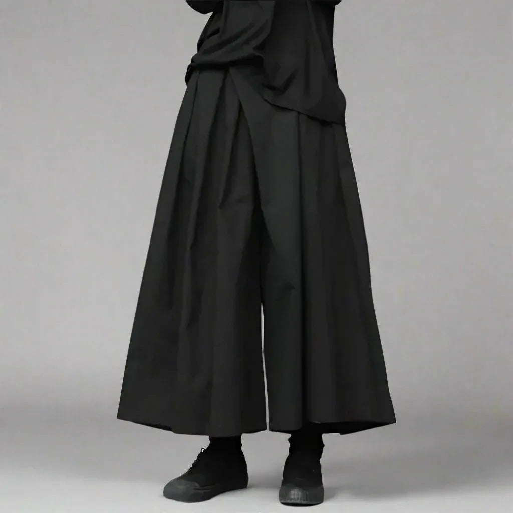 Effortless Chic Wide Leg Pants -  ankle length - Stylish Wide Leg Ankle Pants for Comfort
