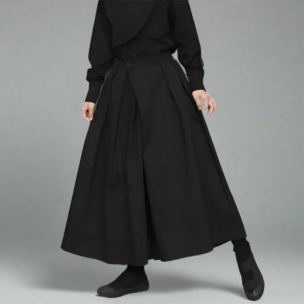 Effortless Chic Wide Leg Pants -  comfortable unisex pants - Stylish Wide Leg Ankle Pants for Comfort
