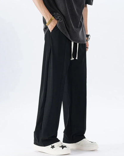 Effortless Comfort Wide Leg Pants -  ice silk pants - Comfortable Wide Leg Pants for Summer Style