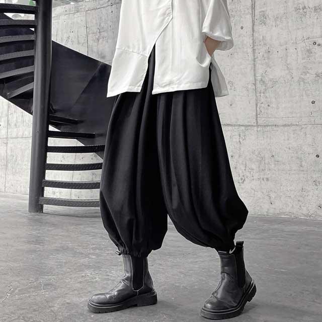 Effortlessly Stylish Harem Pants - ankle length pants - Chic Japanese Harem Pants for Effortless Style