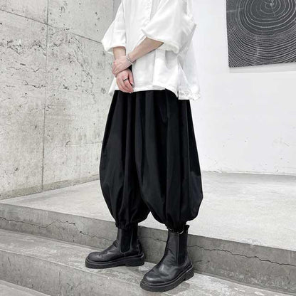 Effortlessly Stylish Harem Pants -  fashion pants - Chic Japanese Harem Pants for Effortless Style