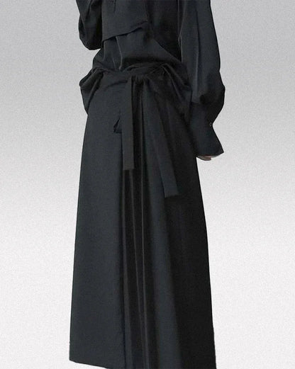 Elegant Black Hakama Trousers -  casual wear - Elegant Black Hakama Trousers for Every Occasion