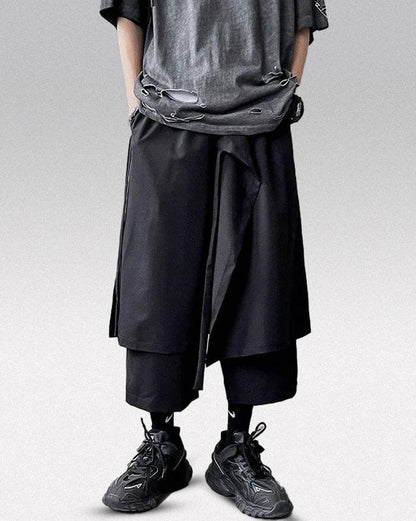 Elegant Black Japanese Hakama Pants - stylish hakama pants - Black Japanese Hakama Pants for Comfort and Style