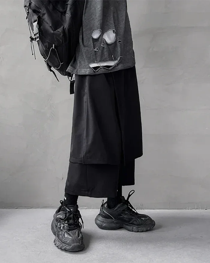 Elegant Black Japanese Hakama Pants -  comfortable hakama pants - Black Japanese Hakama Pants for Comfort and Style