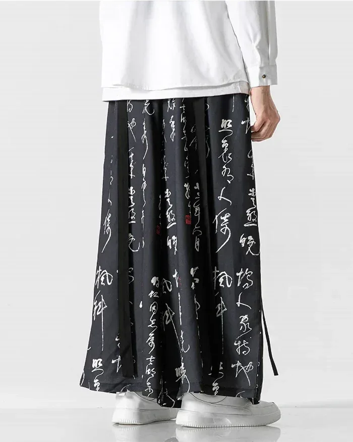 Elegant Hakama Style Pants -  elegant pants - Hakama Style Pants for Casual and Formal Wear