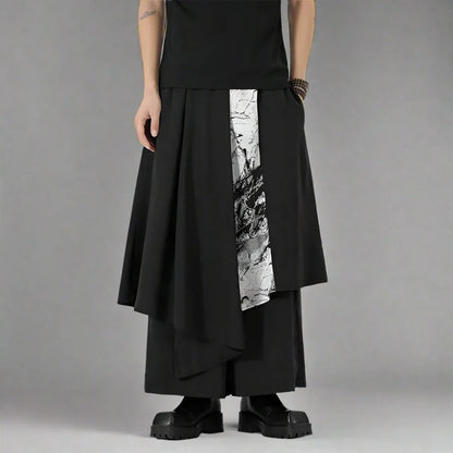 Elegant Heritage Hakama Trousers - comfortable urban wear - Contemporary Hakama Trousers for Everyday Wear