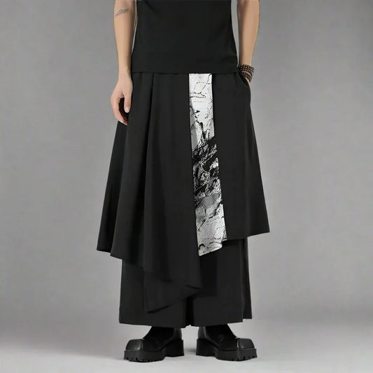 Elegant Heritage Hakama Trousers - comfortable urban wear - Contemporary Hakama Trousers for Everyday Wear