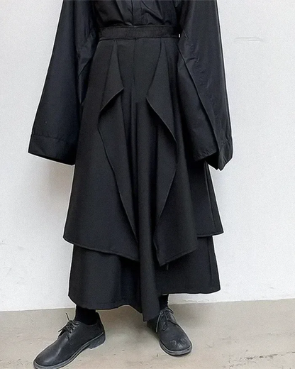 Elegant Japanese Black Pants -  casual wear - Elegant Japanese Black Pants for Every Occasion