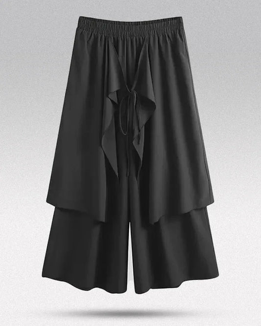 Elegant Japanese Black Pants - traditional japanese pants - Elegant Japanese Black Pants for Every Occasion