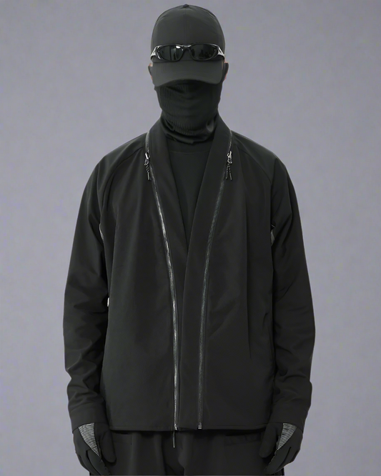 Elegant Japanese Kimono Wrap - functional kimono jacket - Stylish Water-Repellent Japanese Kimono Wrap