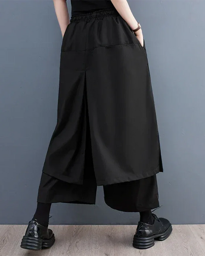 Elegant Women's Hakama Pants -  women's pants - Elegant Women's Hakama Pants for Modern Style