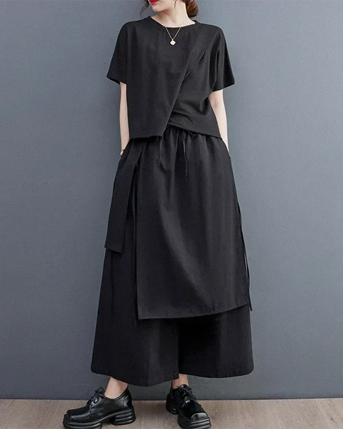 Elegant Women's Hakama Style -  stylish trousers - Stylish Women's Hakama Pants for Urban Fashion