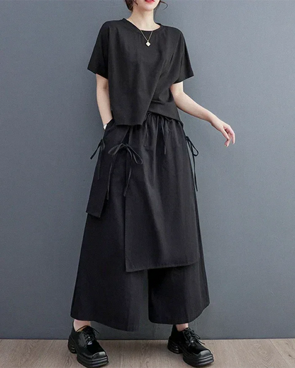 Elegant Women's Hakama Style -  women's pants - Stylish Women's Hakama Pants for Urban Fashion