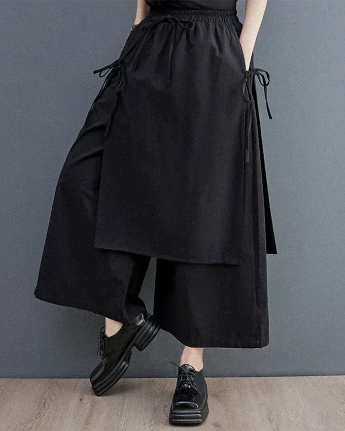 Elegant Women's Hakama Style - traditional japanese pants - Stylish Women's Hakama Pants for Urban Fashion