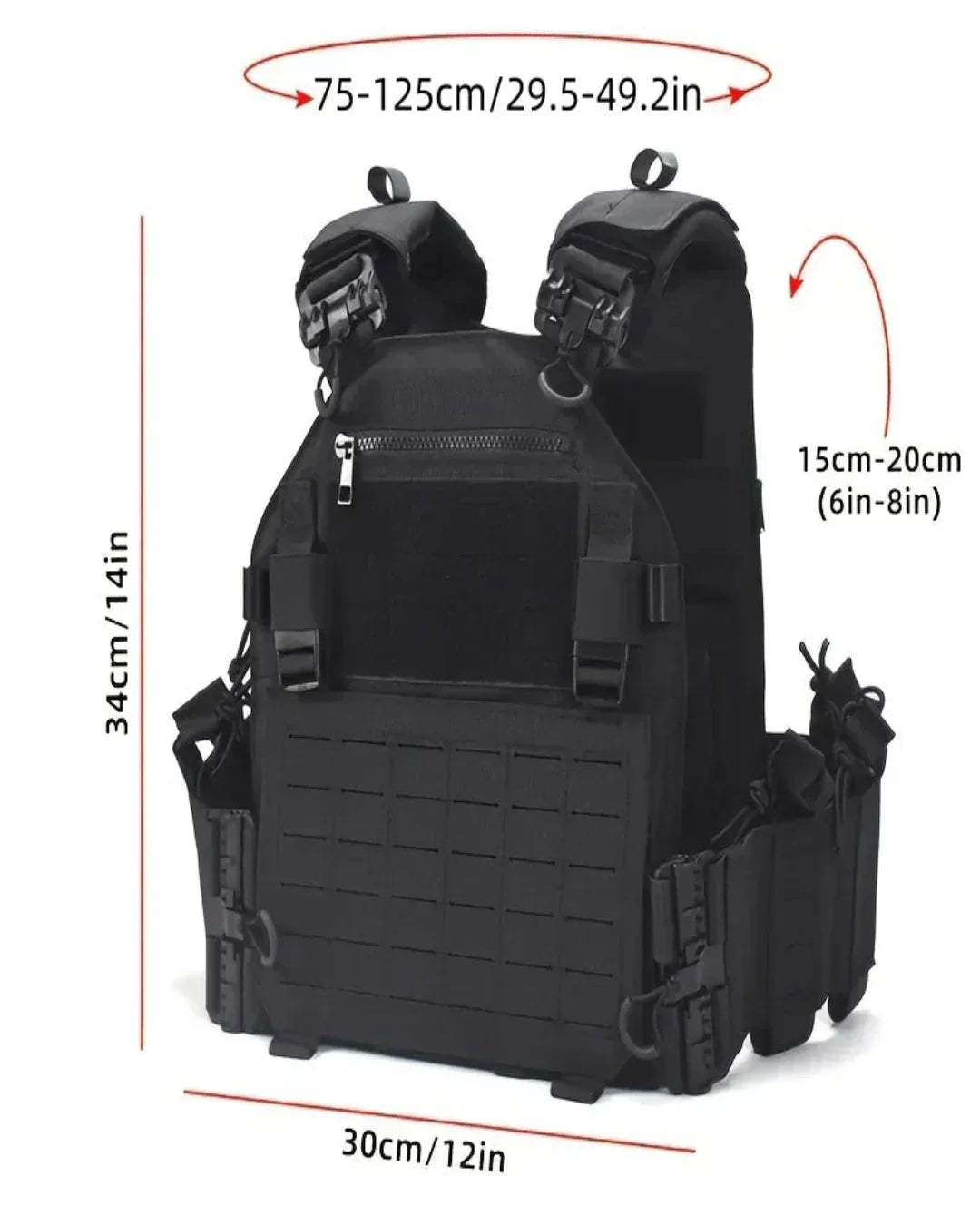 Elite Tactical Vest Adventure -  techwear vest - Tactical Vest for Urban Exploration and Adventure