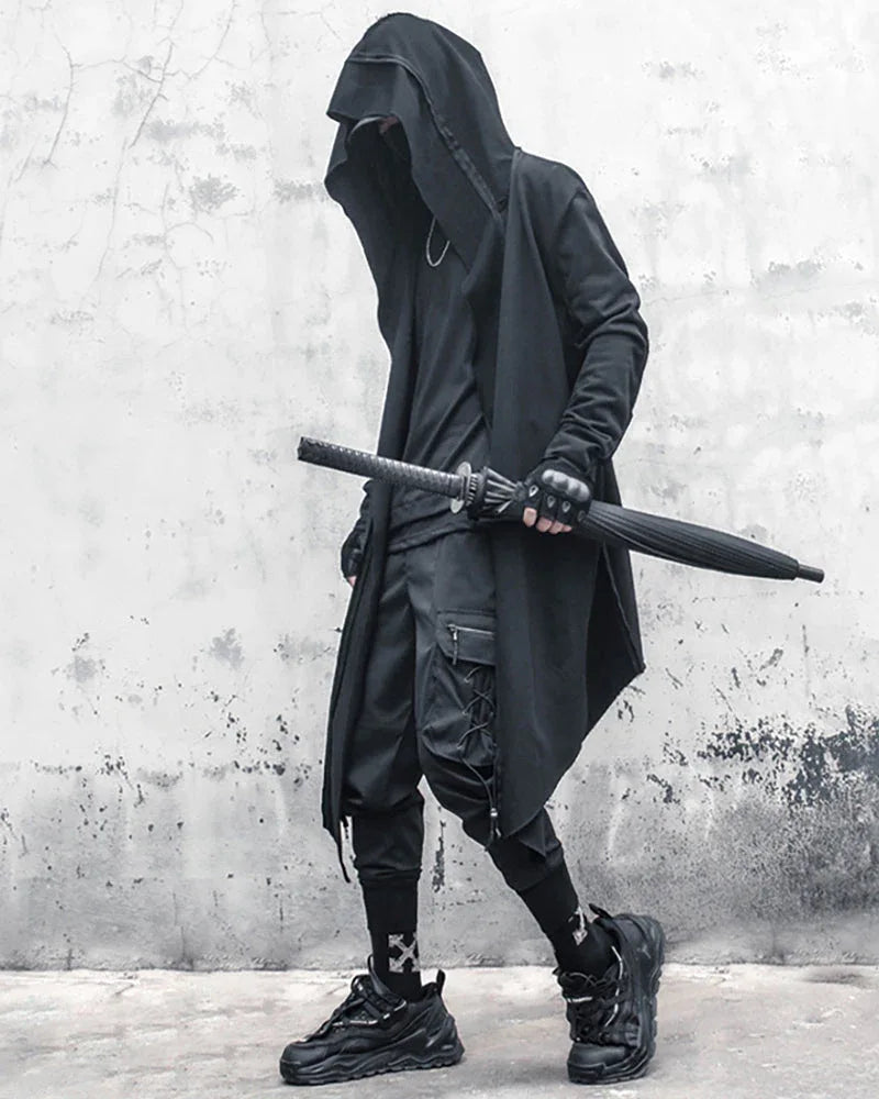 Enchanted Ninja Long Cloak - ninja cloak - Ninja-Inspired Long Cloak for Unmatched Style