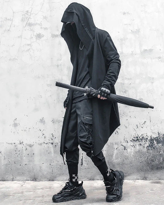 Enchanted Ninja Long Cloak - ninja cloak - Ninja-Inspired Long Cloak for Unmatched Style
