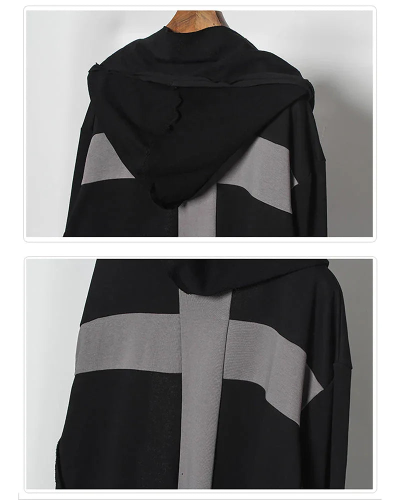 Enchanted Ninja Long Cloak -  versatile outerwear - Ninja-Inspired Long Cloak for Unmatched Style